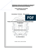 Técnicas de Terapia en Psicología Transpersonal