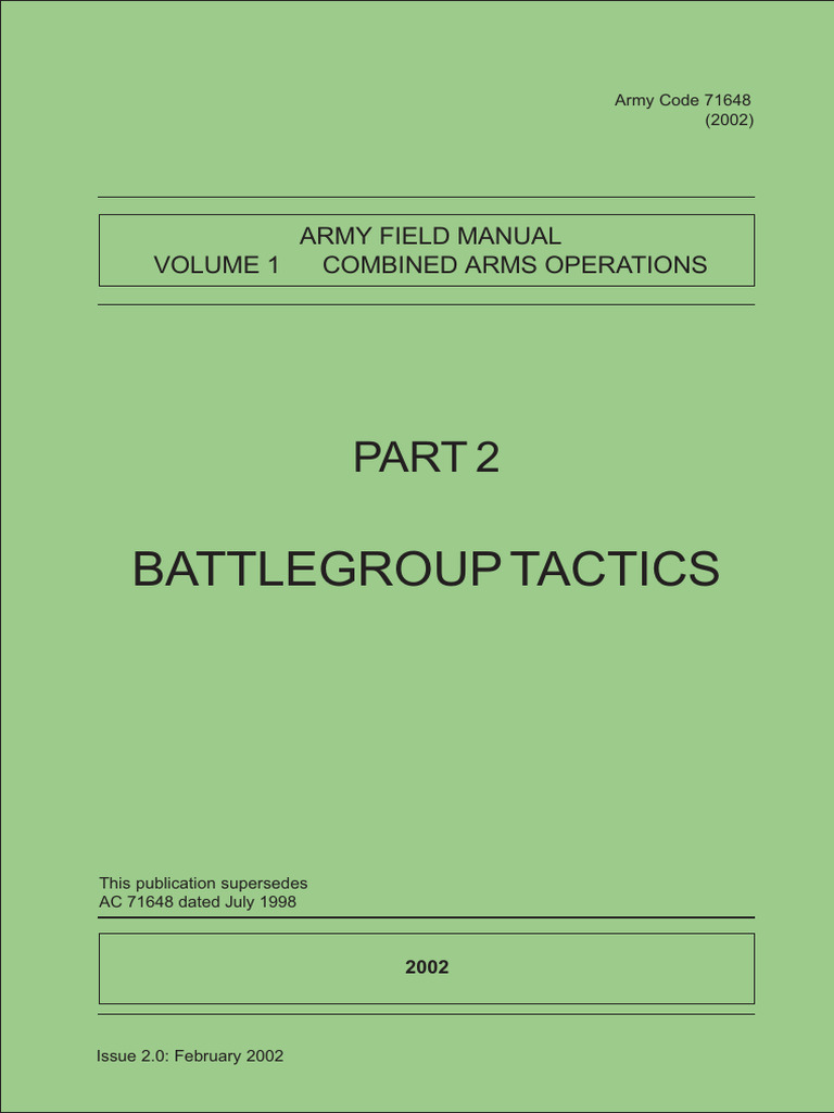 Bg Tactics Pdf Maneuver Warfare Reconnaissance