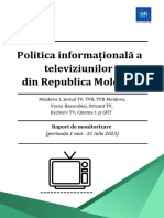 Studiu - Politica Informațională A Televiziunilor