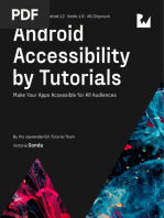 Android Accessibility by Tutorials-Razeware LLC. (2022)