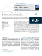 Evaluation of Durability and Functional Performance of Porous Polyurethane Mixture in Porous Pavement