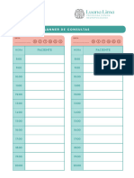 Planner Diário para Consultas Verde Rosa - 20240321 - 044132 - 0000