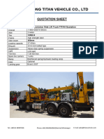 37T 20Ft Container Side Loader - Quotation