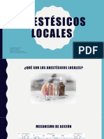 Anestésicos Locales