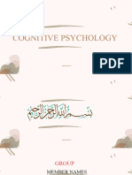 Cognitive Psychology II
