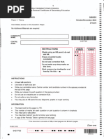 Bgcse Paper 2 2024 | PDF