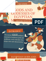 Gods and Goddesses of Egyptian Mythology