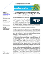 Effect of Postharvest Treatments On Shelf Life and Quality Attributes of Banana Cv. Nendran (Musa AAB) Under Ambient Storage Conditions