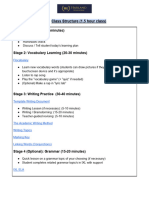 Harland English Lesson Structure (Middle - Upper School)