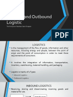 Pertemuan 4 Inbound and Outbound Logistic