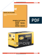 Manual Generator Curent Kipor KDE19EA31