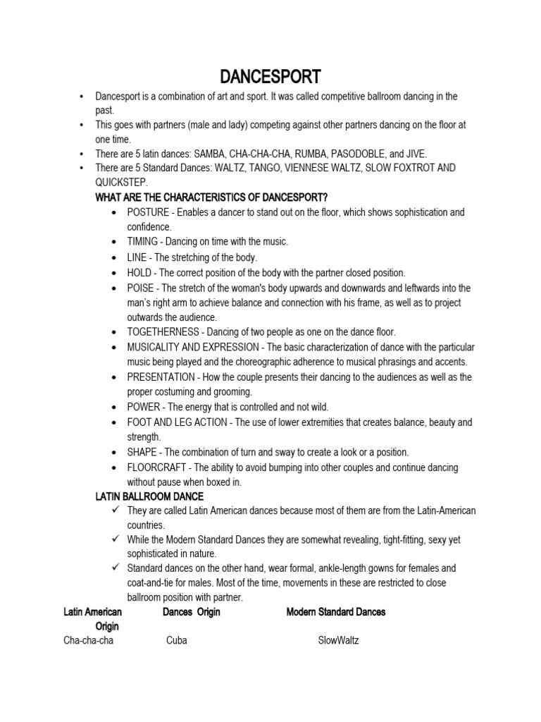 Quarter 2 Pe and Health 12 | PDF | Ballroom Dance | Dances