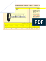 Flange Sobreposto Plano - Awwa C207-07 Tabela 2 - Classe D (175 - 150 Psi)