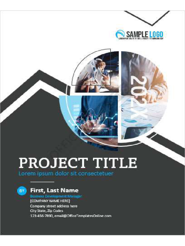 Project Cover Page Template | PDF