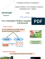 Aula 4 Paticas de Engenharia Equação de Brenoulli