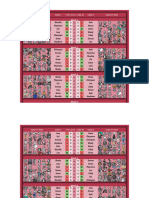 Shuckle Premier League II Fan Doc - Schedule