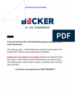 Becker Property Tax Fundraising Pitch