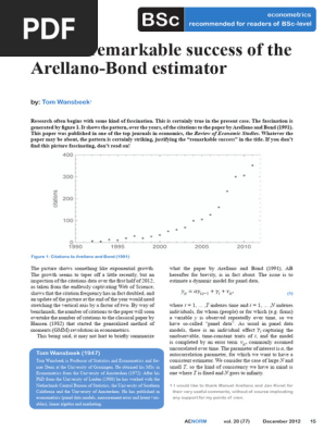 On the remarkable success of the Arellano-Bond estimator