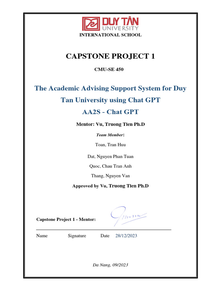 Academic Advising System Proposal | PDF | Unit Testing | Software ...