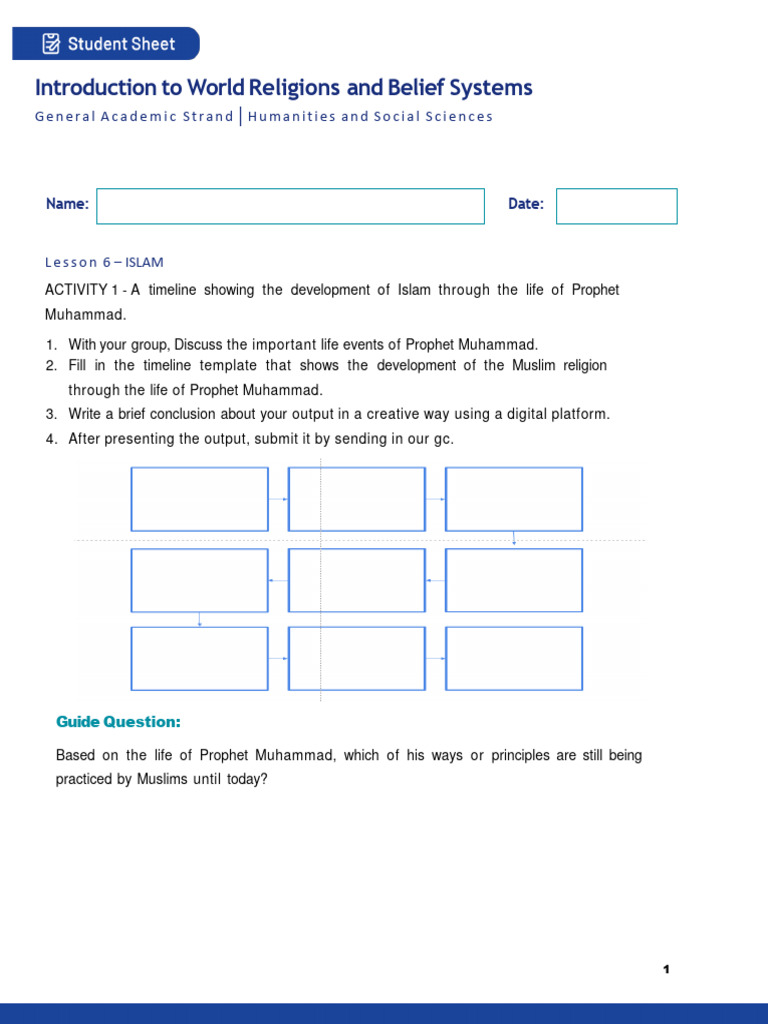 Lesson 6 | Download Free PDF | Abrahamic Religions | Religious Faiths