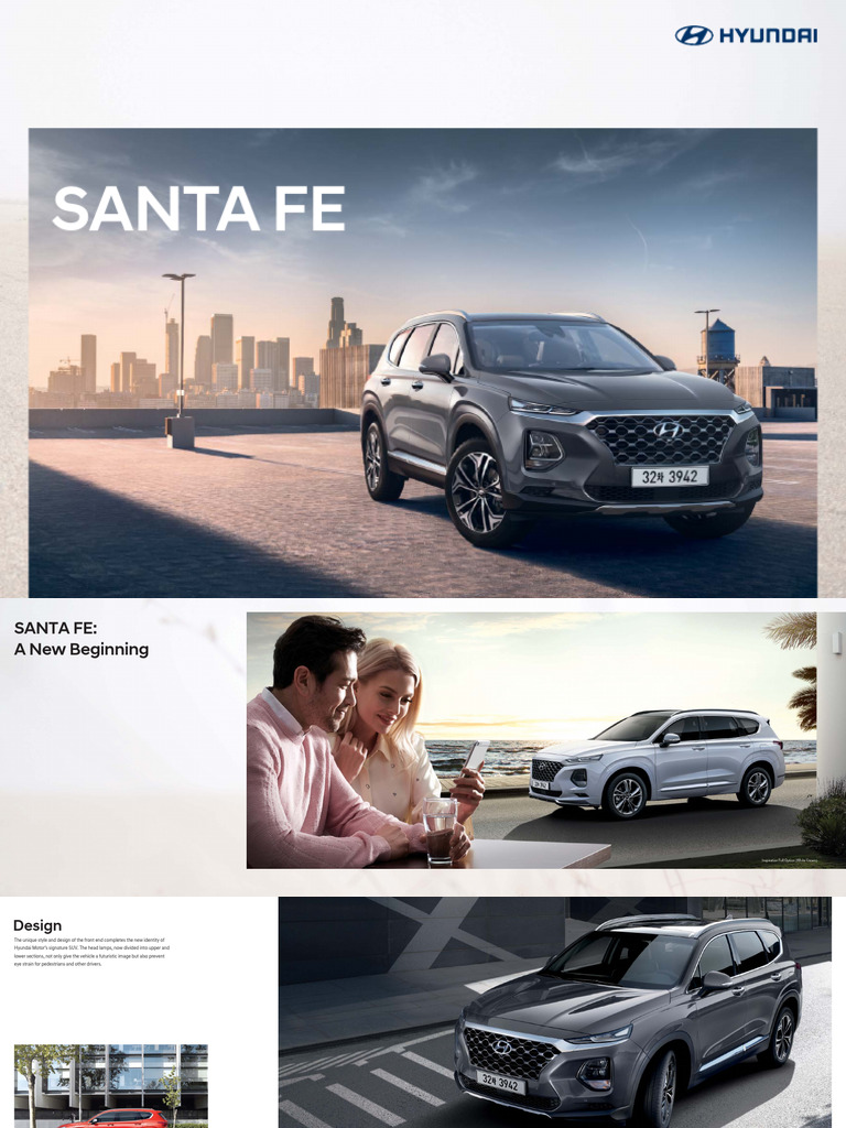 Hyundai Santa Fe 2020 INT | PDF | Four Wheel Drive | Airbag