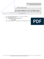 Material de Especialización - Desarrollo Motor en La Escuela