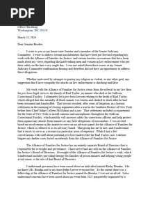 Adeel Mangi Letter To Cory Booker 3/21/24