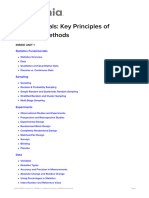 Unit 1 Tutorials Key Principles of Statistical Methods