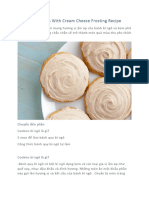 Pumpkin Cookies With Cream Cheese Frosting Recipe