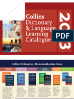 Collins Dictionary CatalogueOrderForm