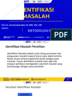 Materi 3 Metlit-Identifikasi Masalah Metodologi Penelitian