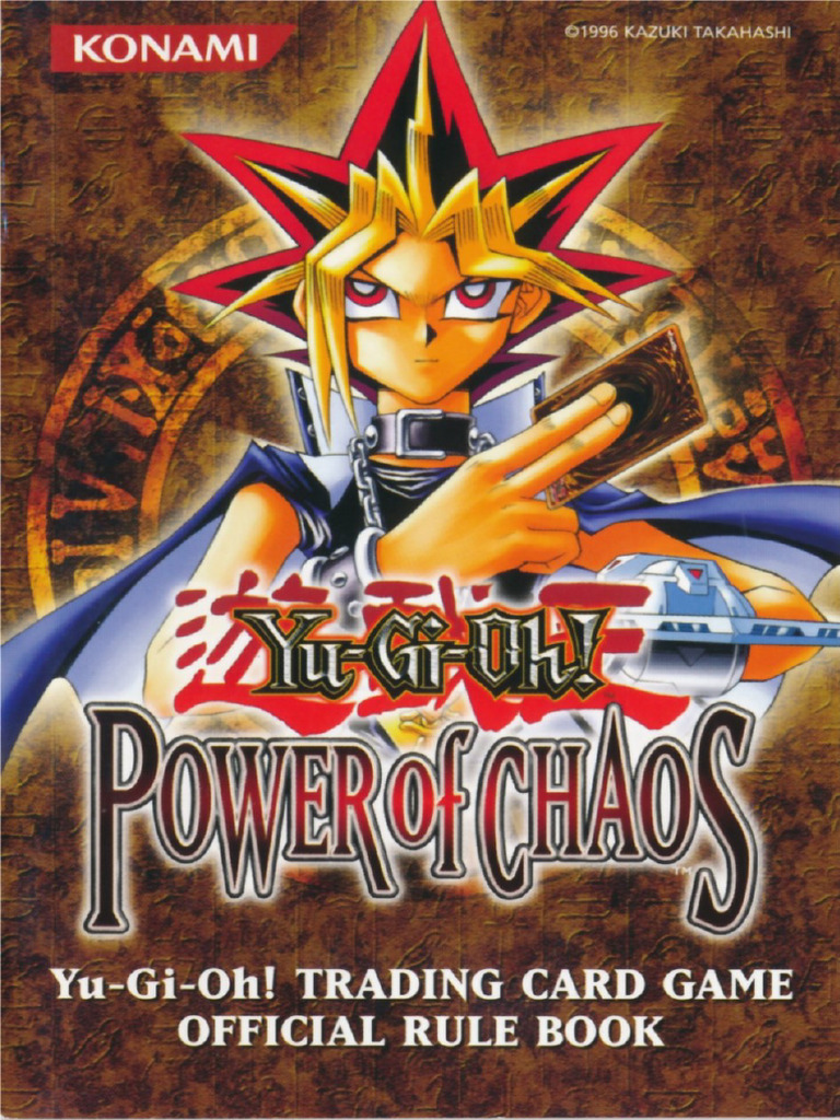 Yu Gi Oh Power of Chaos Yugi The Destiny - Misc - Win - EN - Official Rule  Book | PDF