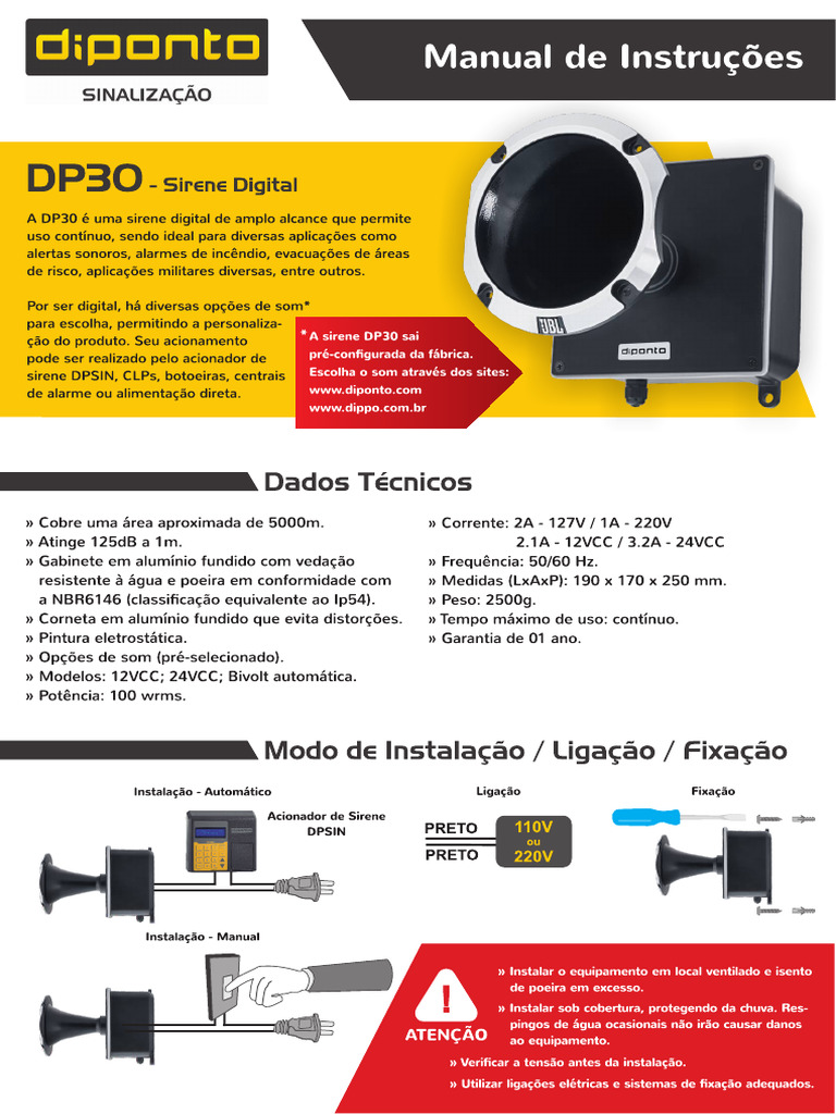 Manual DP30 | PDF