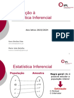 Introdução À Estatística Inferencial: Ano Letivo 2023/2024