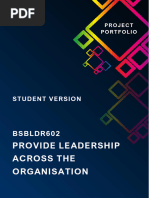 BSBLDR602 Project Portfolio