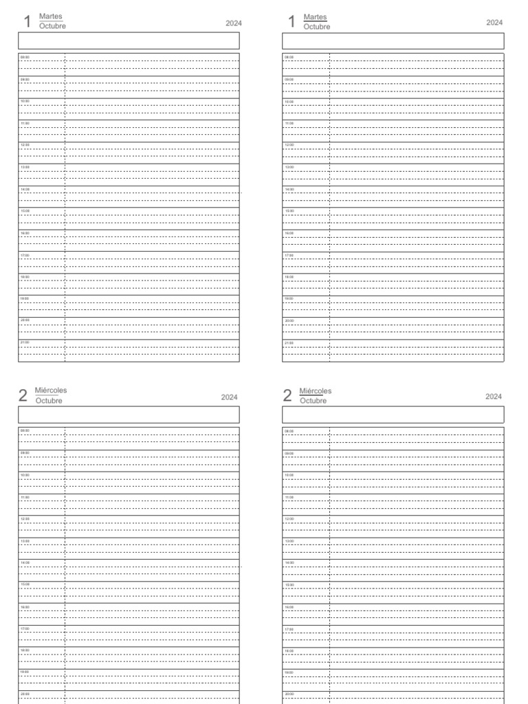 Calendario de Octubre 2024 | PDF