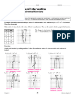 4-5 Study Guide and Intervention: Analyzing Graphs of Polynomial Functions
