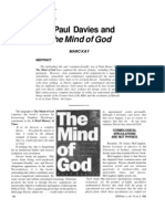 Paul Davies and The Mind of God