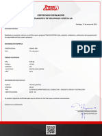 6.3 Certificado Instalación Sensor de Fatiga, PJFF-66