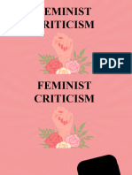 Feminist Criticism