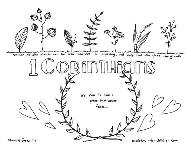 1 Corinthians Coloring | PDF