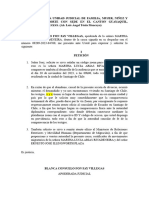 Escrito para Peticion de Audiencia Telematica Zoom - STG - de - Chile