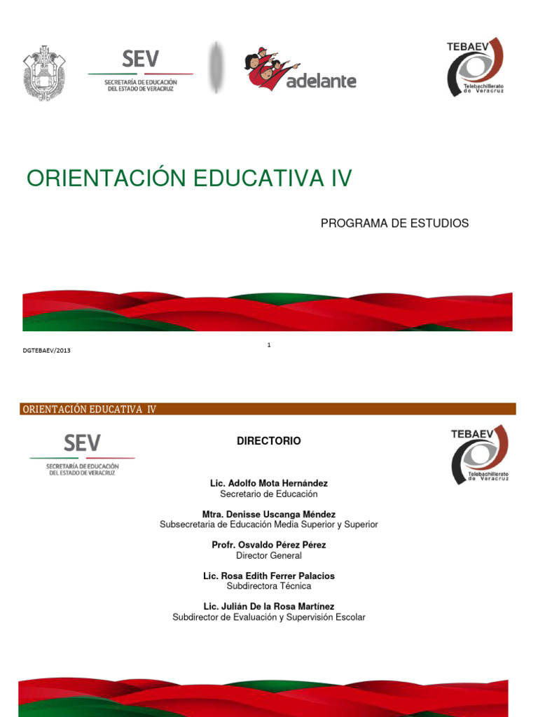 Programa O.E. Iv | PDF | Plan de estudios | Aprendizaje