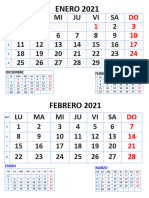 Calendario Eli y Sole