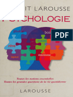 Le Petit Larousse de La PSYCHOLOGIE (2013) (Dictionnaire)