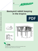 Agrodok-Series No. 20 - Backyard Rabbit Keeping in The Tropics