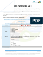 Fiche Formules UE 4 1