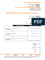 Procedimiento de Respaldo de Informacion