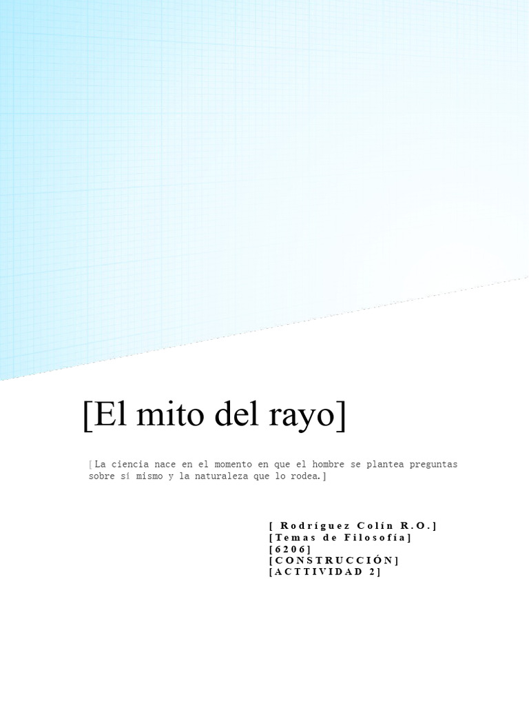 Mito Del Rayo | PDF