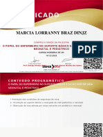 Certificado: Marcia Lorranny Braz Dinjz